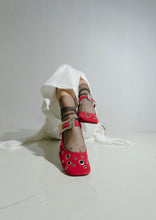 Load image into Gallery viewer, Red Mary Jane Flats