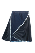 Load image into Gallery viewer, Blues & Pleats Midi Skirt