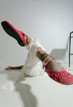 Load image into Gallery viewer, Red Mary Jane Flats