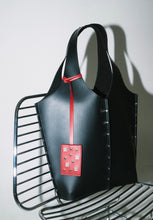 Load image into Gallery viewer, Black Statement Shoulder Bag (PRE ORDER)